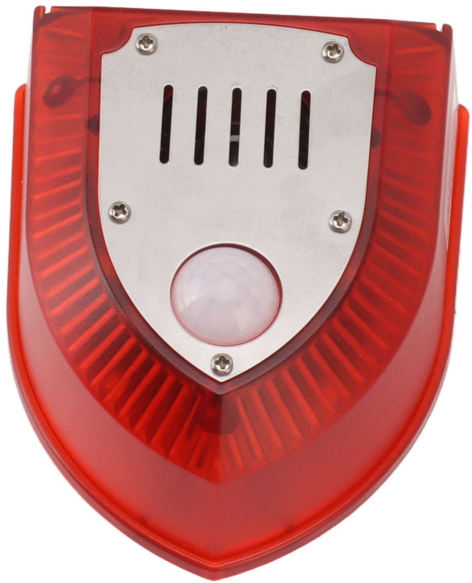 OmGoods - Dailygoody - Dierenverjager op zonne-energie - Geluid en licht - Oplaadbaar via USB - Boomgaard Theetuin Villa Boerderij - Solar - USB-oplaadbaar - Ge.