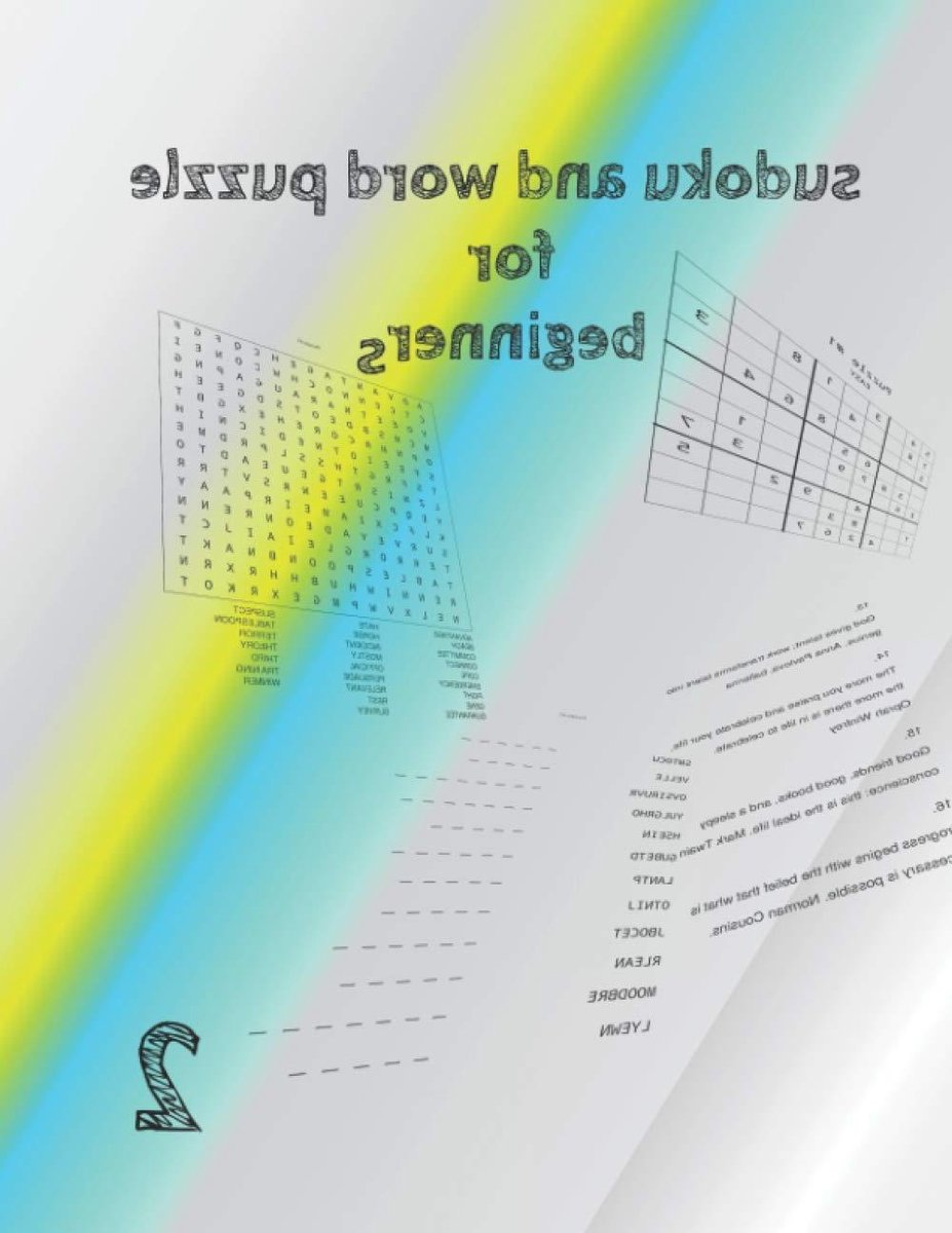 Puzzelboek Beginners - Breinbrekers - Ontspanning - Veelzijdige Puzzels - 377 Pagina's - Mat
