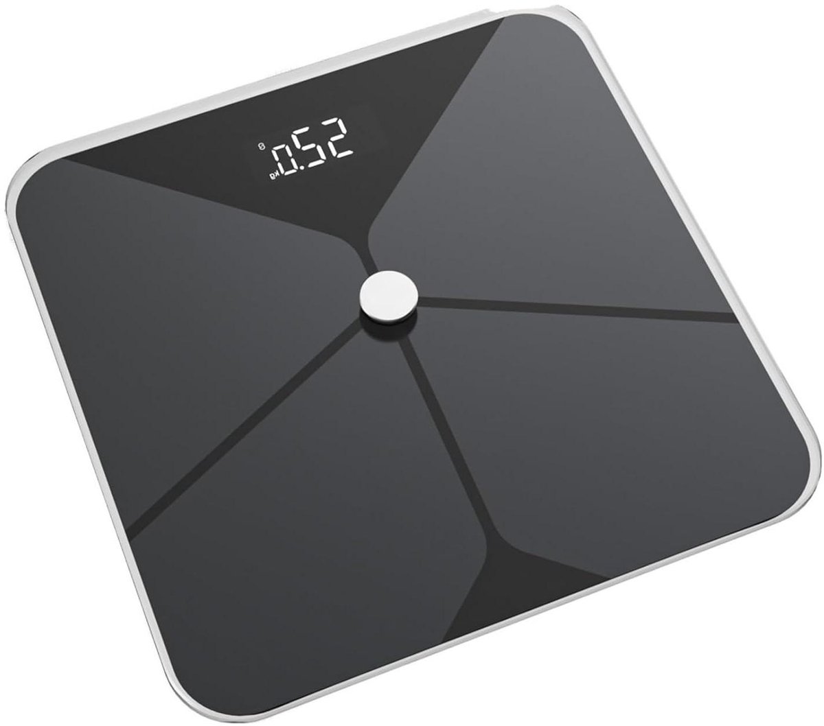 Digitale Personenweegschaal - Slimme Weegschaal BMI - Gezondheid Monitoren - 13 Lichaamsanalyses - 180 kg Capaciteit - Wit