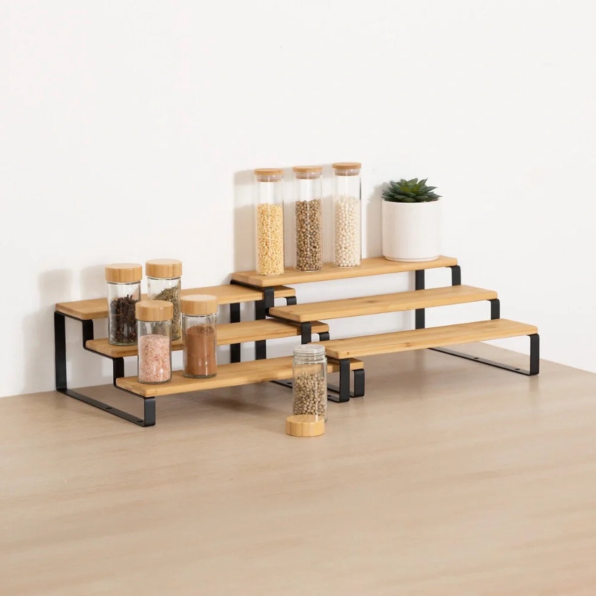Verlengbaar kruidenrek Five® - Hout - Verstelbaar