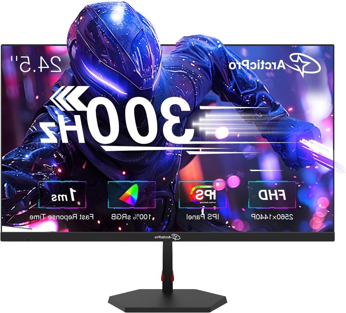 Gaming Monitor - PC Monitor - Soepel Gamen - Adaptieve Synchronisatie - 24.5 inch - Zwart