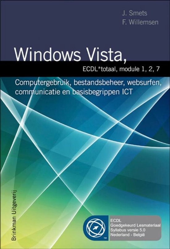 Ecdl modules 1/2/ 7 windows vista - cover