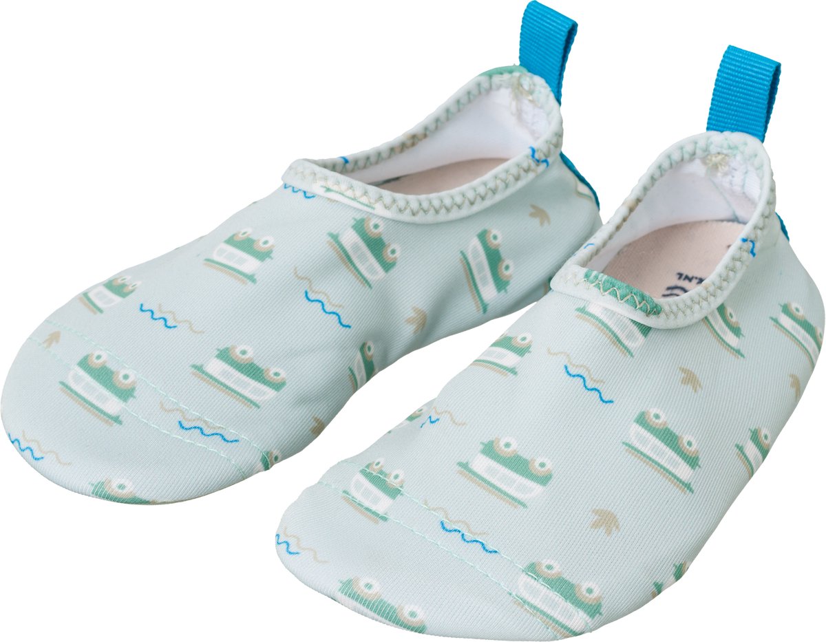 Fresk Zwemschoenen 27/28 -UV 50-bescherming – Antislip Strandschoenen – Quick Dry – Waterschoenen voor Kinderen – Elastische Pasvorm Jongens - Groen - Surf Boy