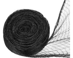 Anti-vogelnet - Vijvernet - Polyethyleen - Fruitnet - Vogelbeschermingsnet - Tuinnet - Anti-duivennet - Bescherm fruitbomen - Moestuin en groenten tegen schade - Geschikt voor boomgaarden, tuinen, balkons, vijvers en kippenhokken - 4 x 6m - Zwart