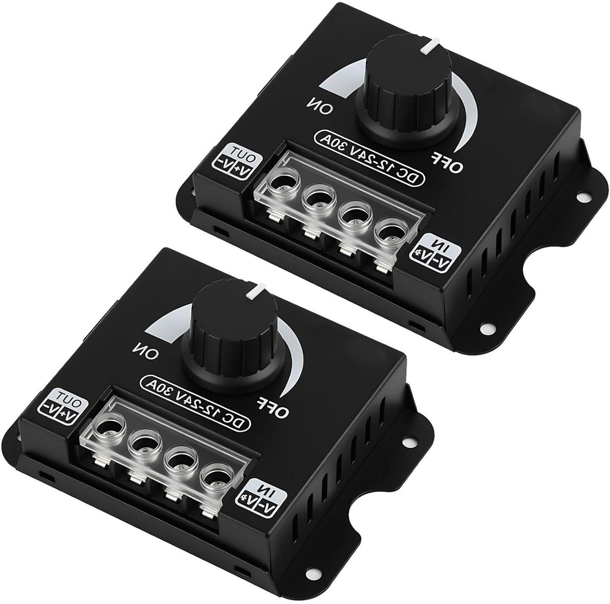 LED Dimmers - Helderheidsregelaar - Verlichting Regelen - Hoge Belastbaarheid - 30 A - Metaal