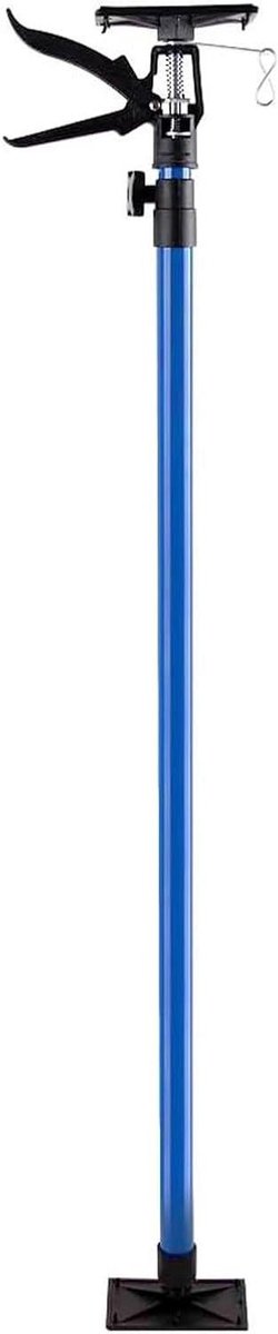 Montagesteun - Telescopische spanner Deurspanner - Plafonds Monteren - Eenhandsbediening Kogelgewricht - 115-290 cm - Blauw