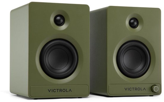 Victrola Tempo Bluetooth Bookshelf Speaker Groen (VPS-400-GRN) van Victrola — afbeelding 4