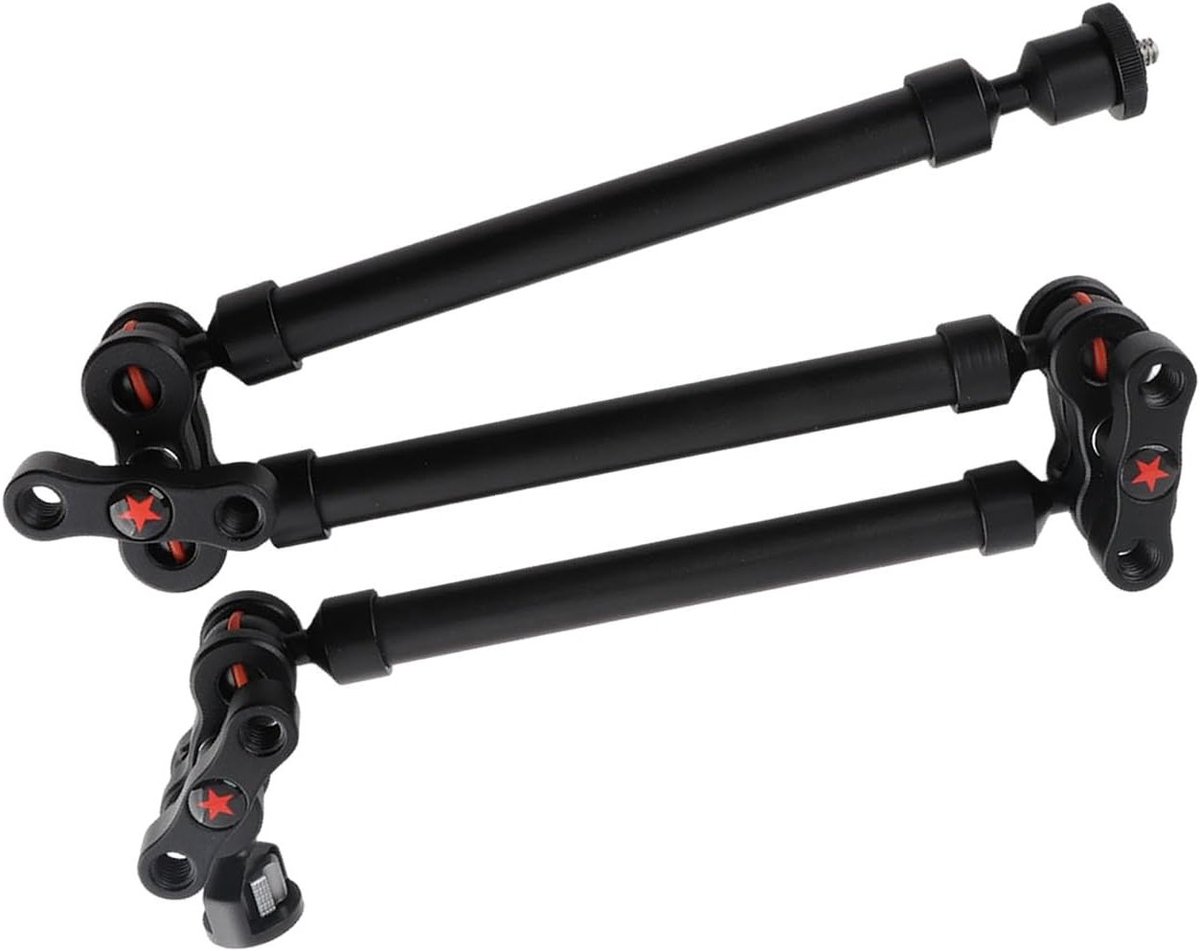 Verstelbare 29.7 Inch Magic Arm voor Camera en Microfoon, 360° Rotatie, Geschikt voor Fotografie en Videoproductie