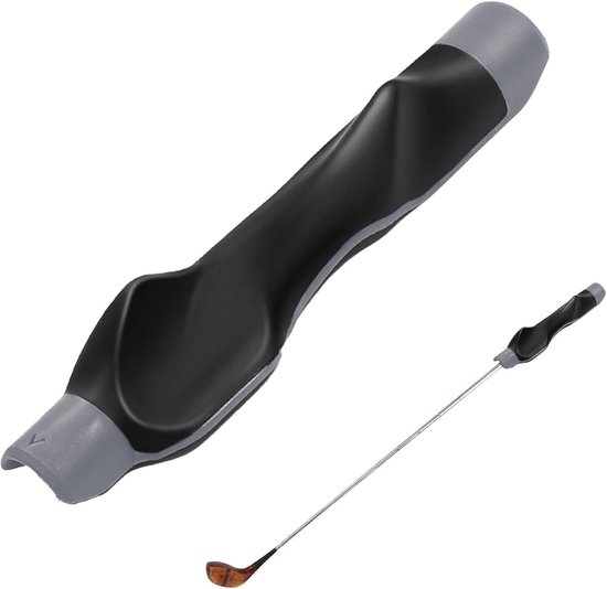 Golf Swing Trainer - Golf Grip Hulp - Golfswing Oefenen - Past op de meeste clubs - 15 cm - Donkergrijs van GOLF — afbeelding 5