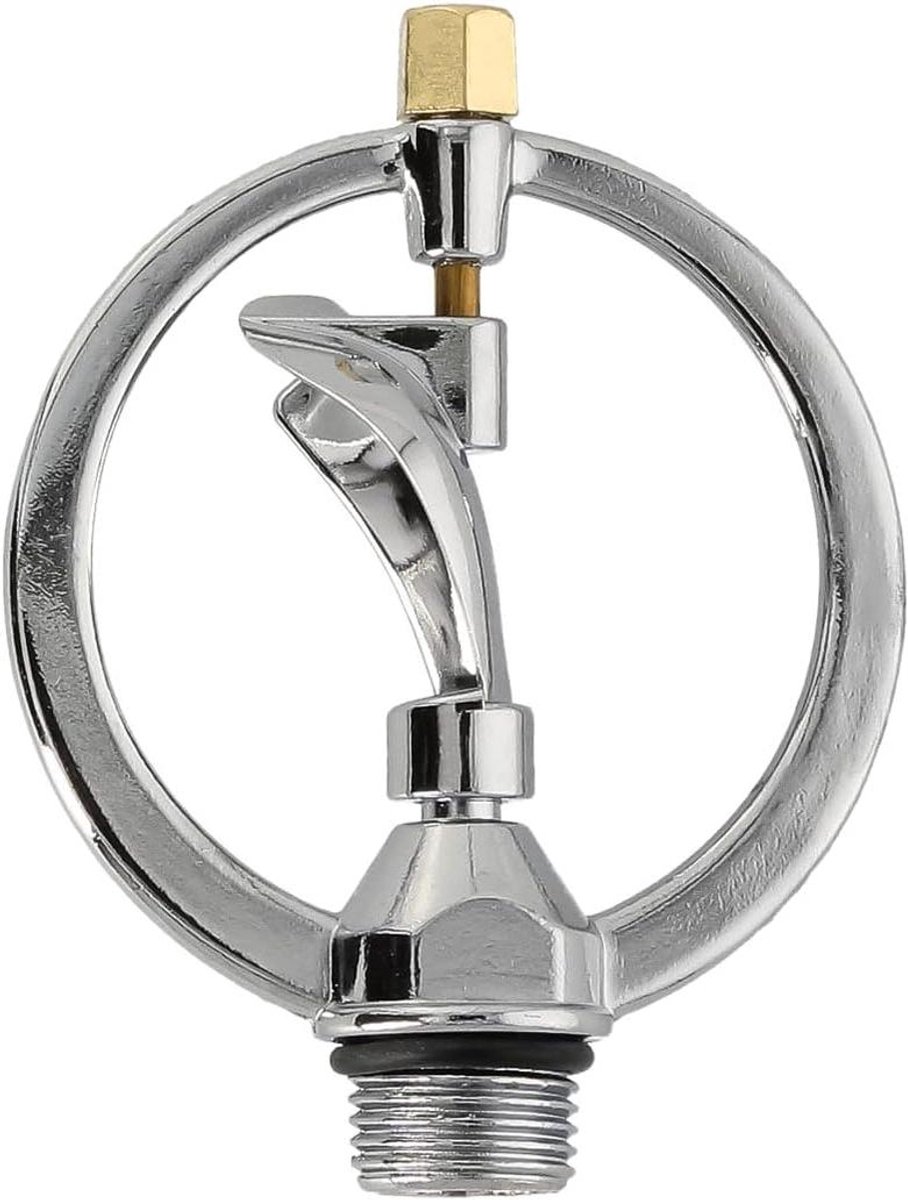 Gazonsproeier Roterend - Draaibare Sproeier - Gras Nat Houden - Aluminium Constructie - 25 cm - Meerkleurig