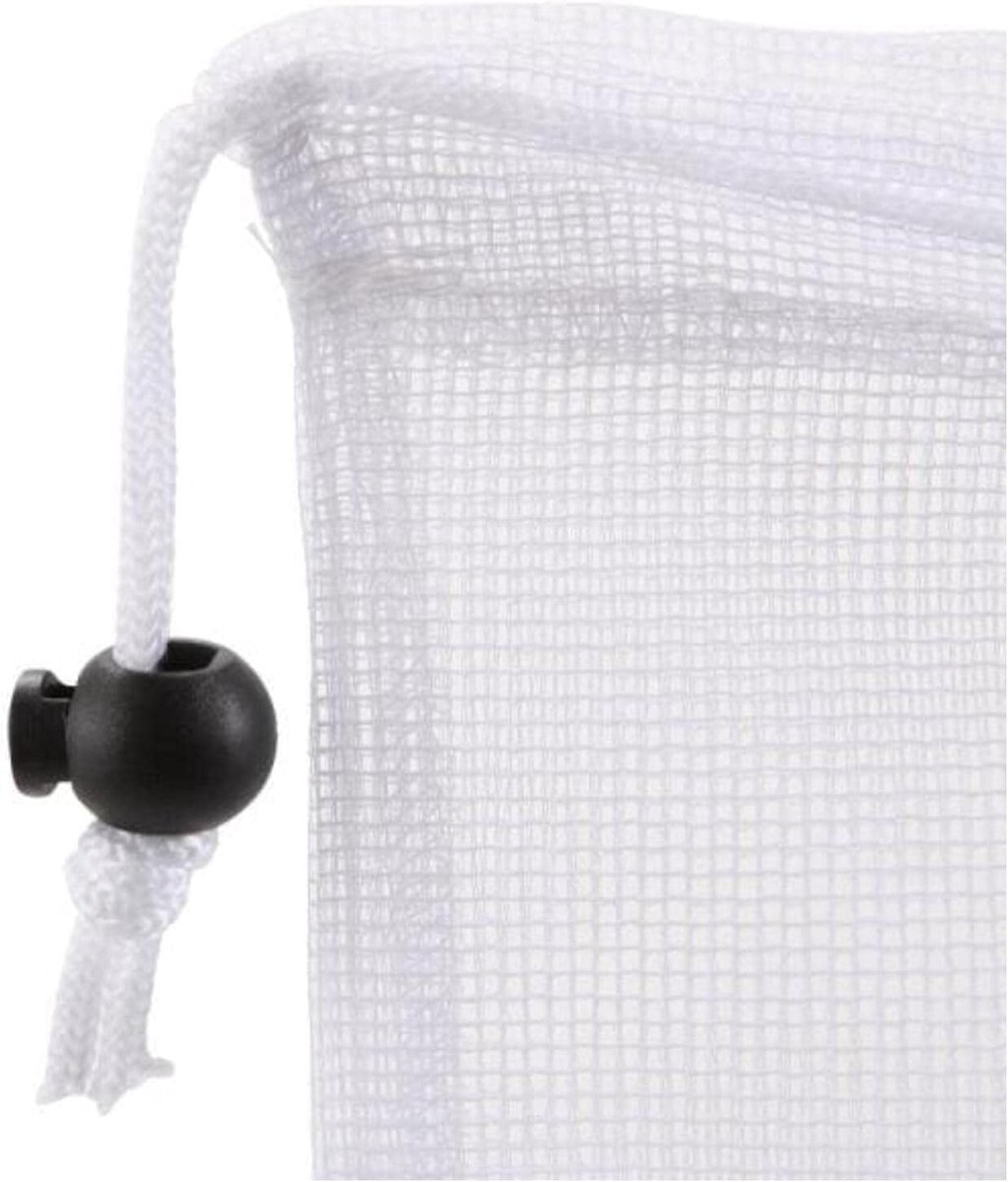 Zwembadstofzuigerzak - Fijnmazige zak - Zwembad reinigen - Push-in Lock - 37 x 19 cm - Zwart