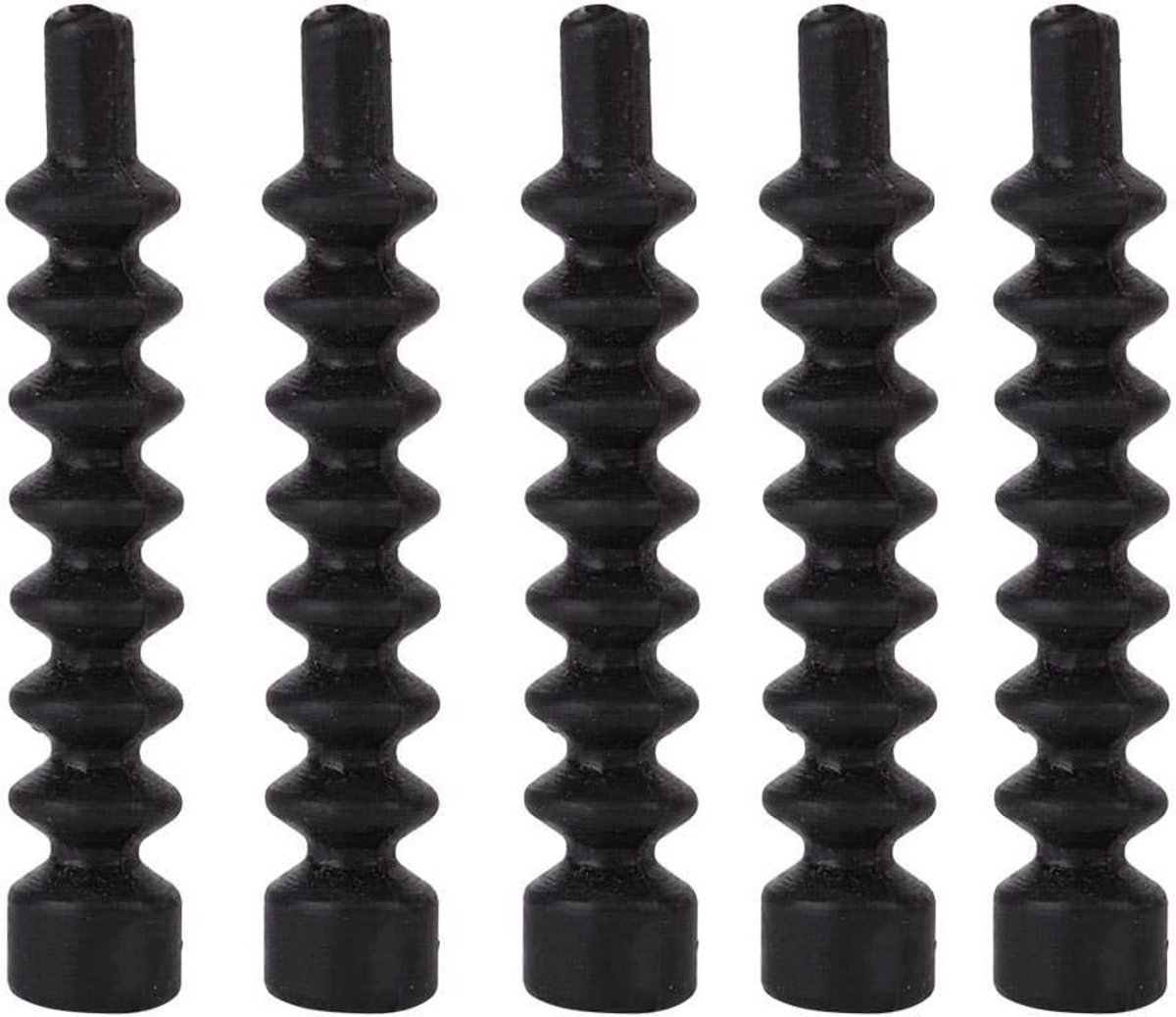 Mountainbike V Brake Kabel Rubber Beschermhoezen - Vervangingsset Zwart voor Optimale Prestaties