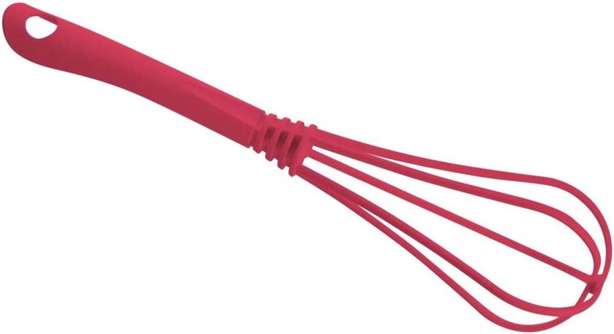 Keukengarde - Klop Garde - Beslag Maken - Voor Gecoate Pannen - 295 cm - Koraal