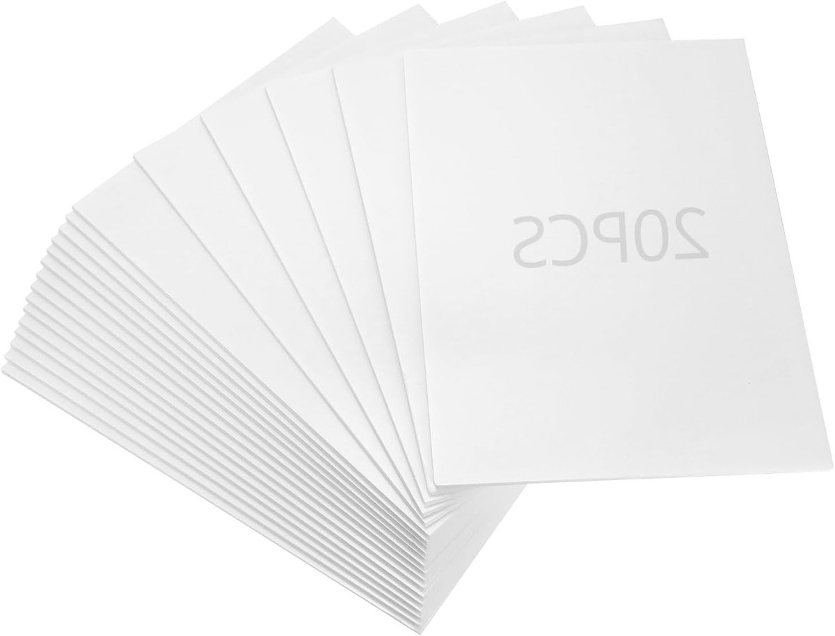Pack van 20 A3 Foamplaten van 5 mm Dikte voor Schilderen, Modelbouw en Reclameprojecten