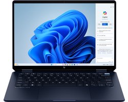 HP OmniBook Ultra Flip 14-fh0022nb Copilot+ PC Intel Core Ultra 7 256V Hybride (2-in-1) 35,6 cm (14") Touchscreen 3K 16 GB LPDDR5x-SDRAM 512 GB SSD Wi-Fi 7 (802.11be) Windows 11 Home Blauw