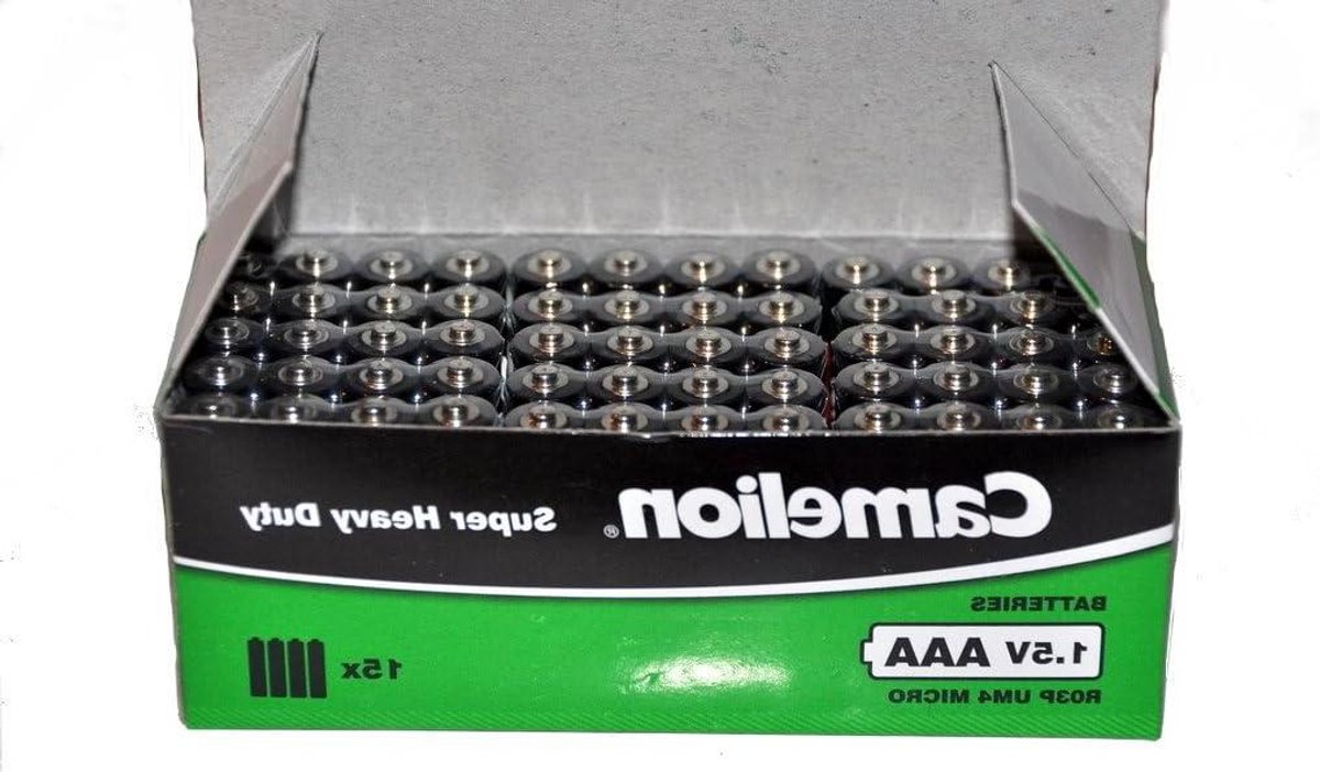 AAA Batterijen - Micro Batterijen - Apparaten Voeden - Super Heavy Duty - 60 Stuks - Zilver