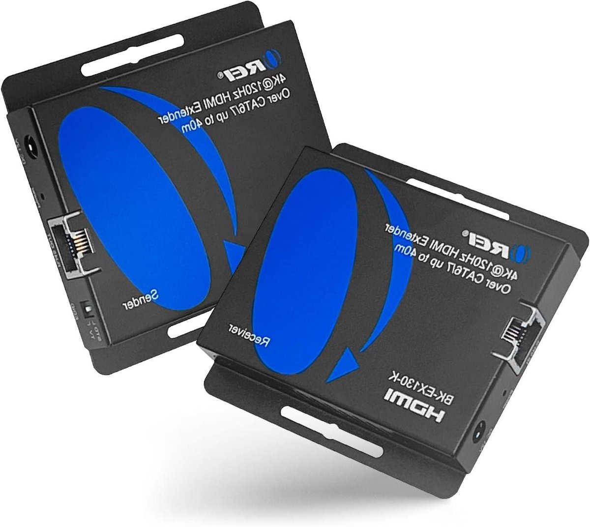 HDMI Extender - Ethernet Balun - Signaal Verlengen - 4K 120Hz HDR - 130 voet - Zwart