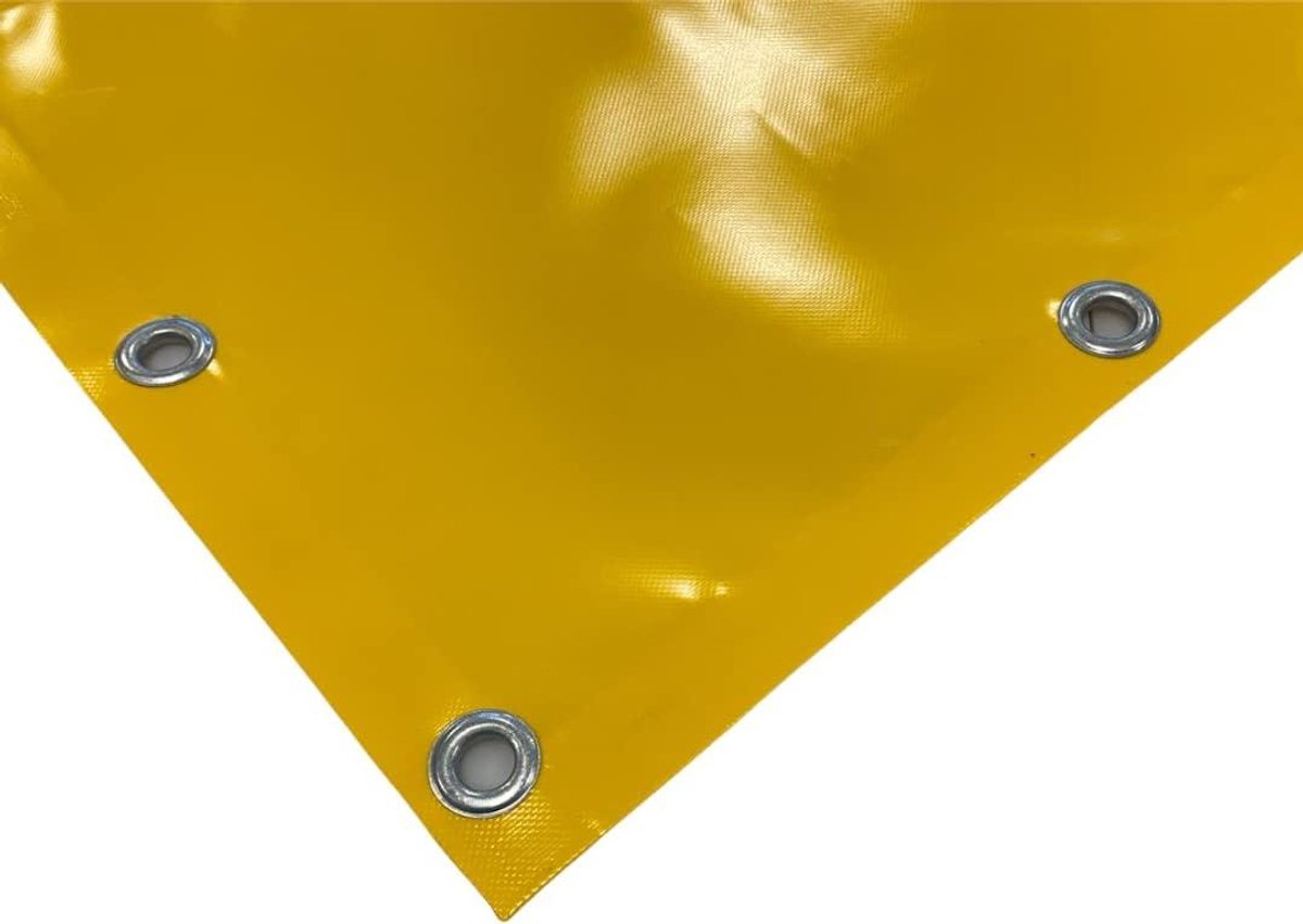 PVC Zeil - Afdekzeil - Buiten Beschermen - Waterdicht & UV-bestendig - 3 x 25 meter - Geel