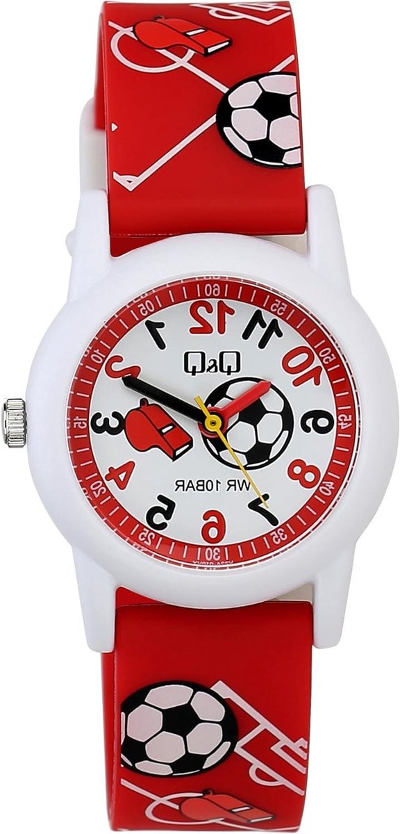 Kinderhorloge Analoog - Kinderhorloge Meisjes - Dagelijks Gebruik - Waterdicht 10 Bar - 30 mm Kastdiameter - Multicolor