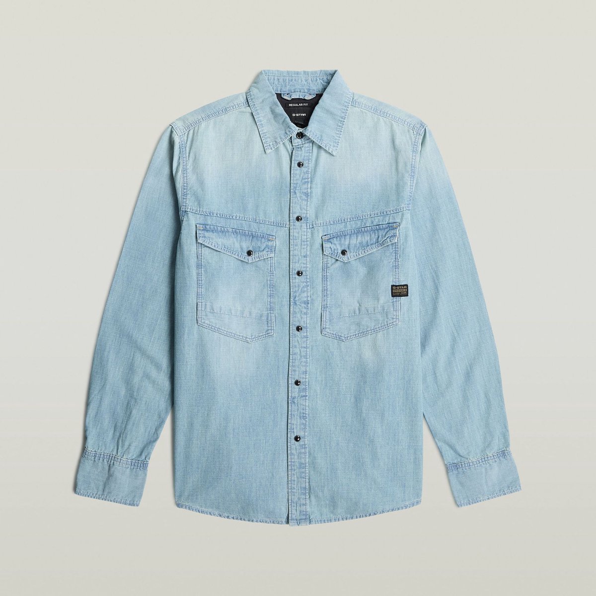 Dakota regular shirt ls Blauw