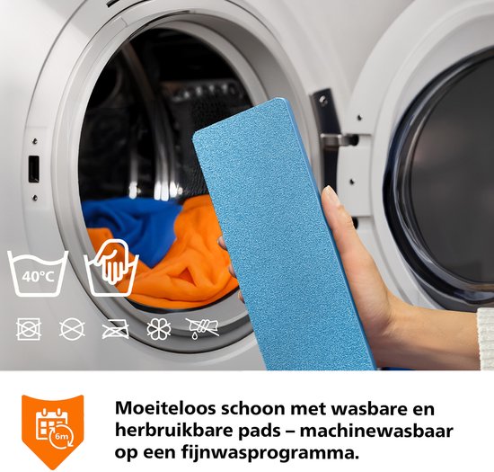 Philips OneUp Elektrische Dweil 3000 series XV3101/01 - Dweilsysteem - Vloerreiniger - Vuil water opzuigen - 1 stand - 50min dweilen - Geen emmer nodig