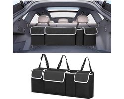 Kofferbak Organizer - Bagageruimte Opbergtas - Auto Opbergen - Specifiek voor Peugeot Partner - Multi-Vakken - Zwart