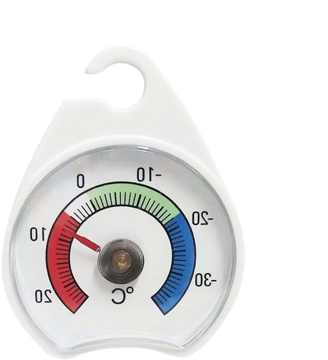 Koelkasttemperatuur Sensor - Vriezer Thermometer - Voedsel Bewaren - Nauwkeurige Wijzer - 6 Centimeter - Meerkleurig