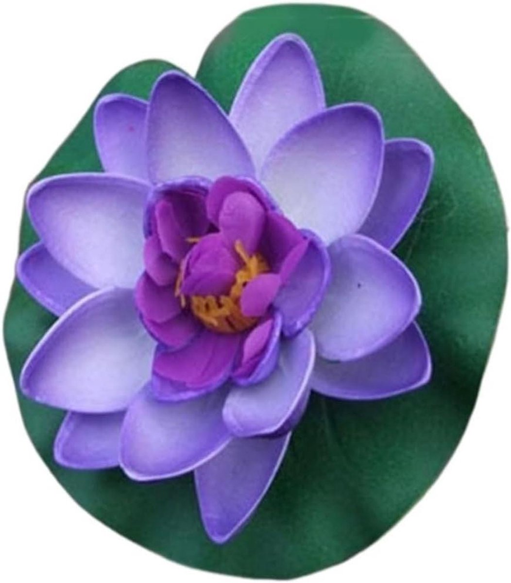 Kunstmatige lotus kunstwater drijvende bloem lotus huis tuin vijver aquarium decoratie voo