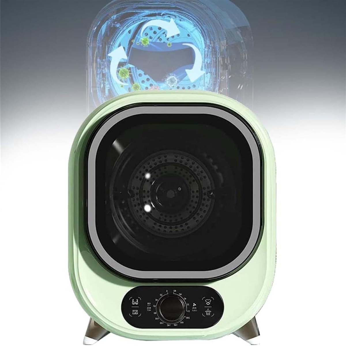 Mini Wasdroger Compacte Droger Snel Kleding Drogen Blauwlicht Technologie 51 kg Capaciteit Groen