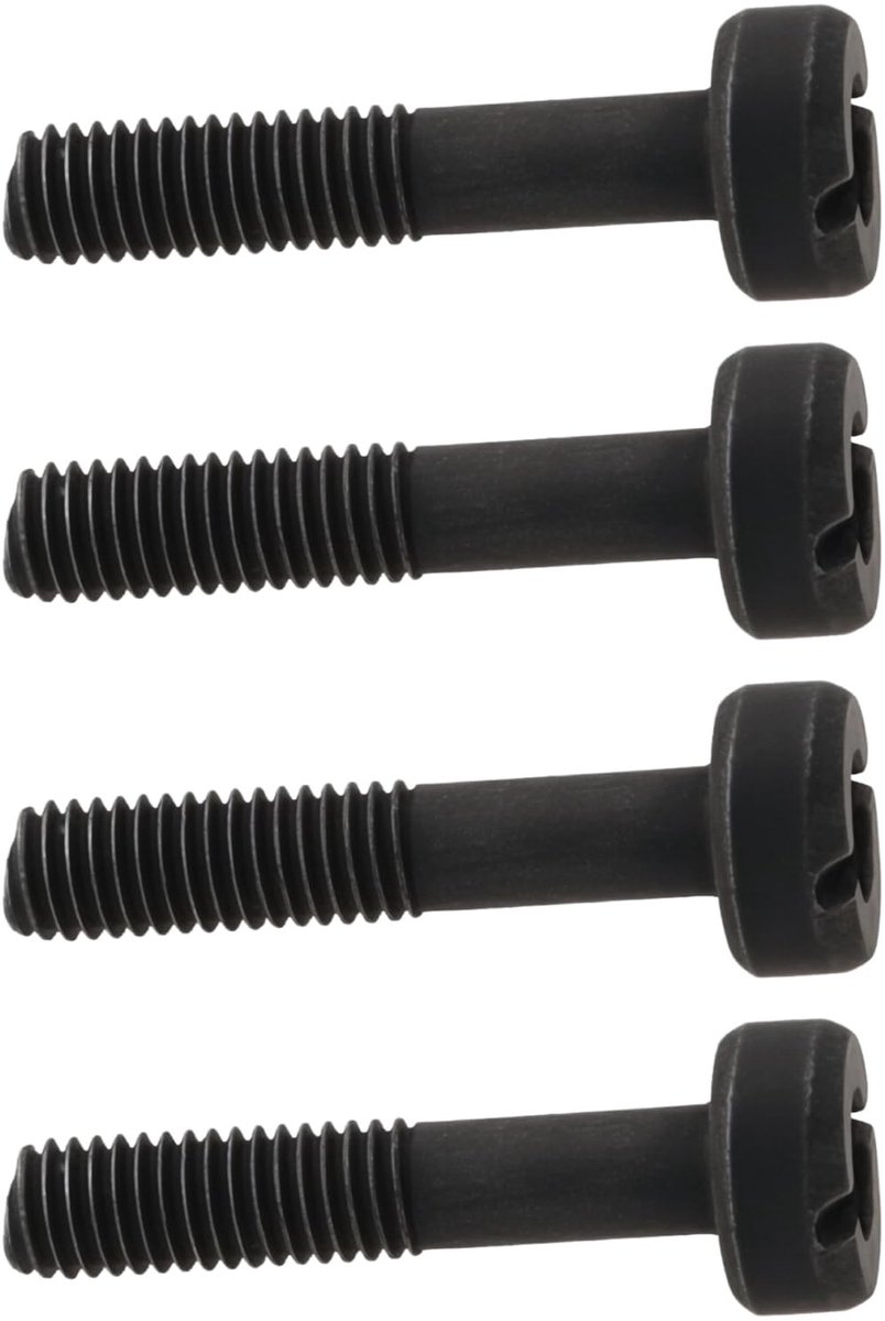 Dailygoods- Schroef Staal - 4 Stuks - Compatibel met Husqvarna 340/345/365/371/372 - Hoge druksterkte - Corrosiebestendig - Stabiliteit en veiligheid - Machine Schroef