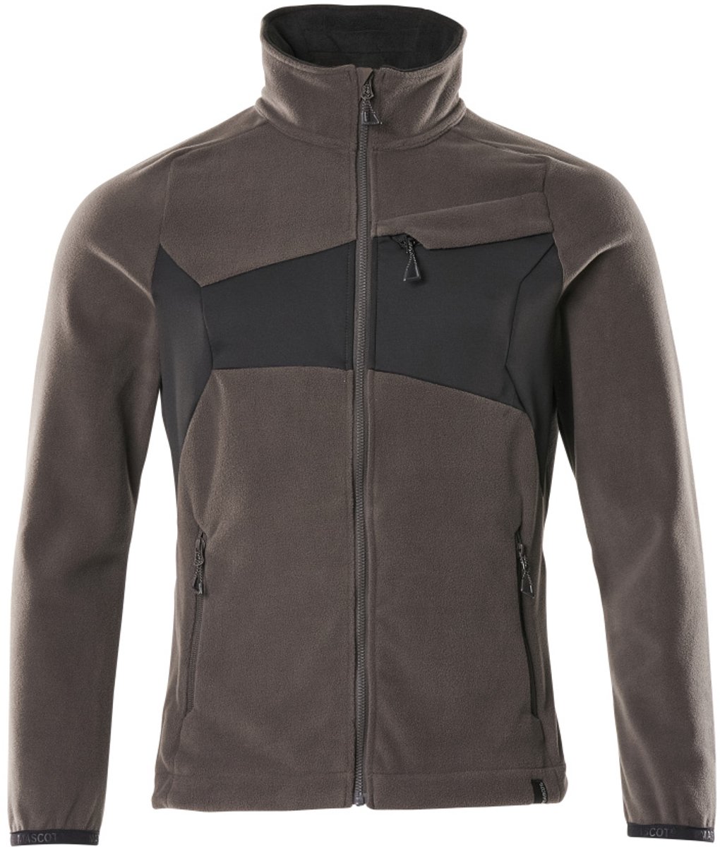 Mascot Accelerate Fleece jas 18303-137 - donkerantraciet/zwart - M