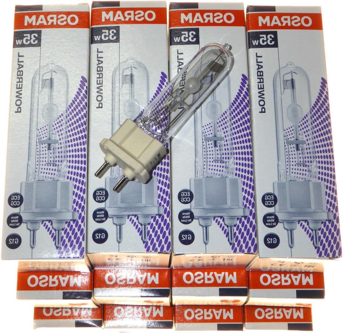 Osram Powerball HCI-T HCI-T Halogeenlampen, metaal, 35 W, warmwit, 12 stuks