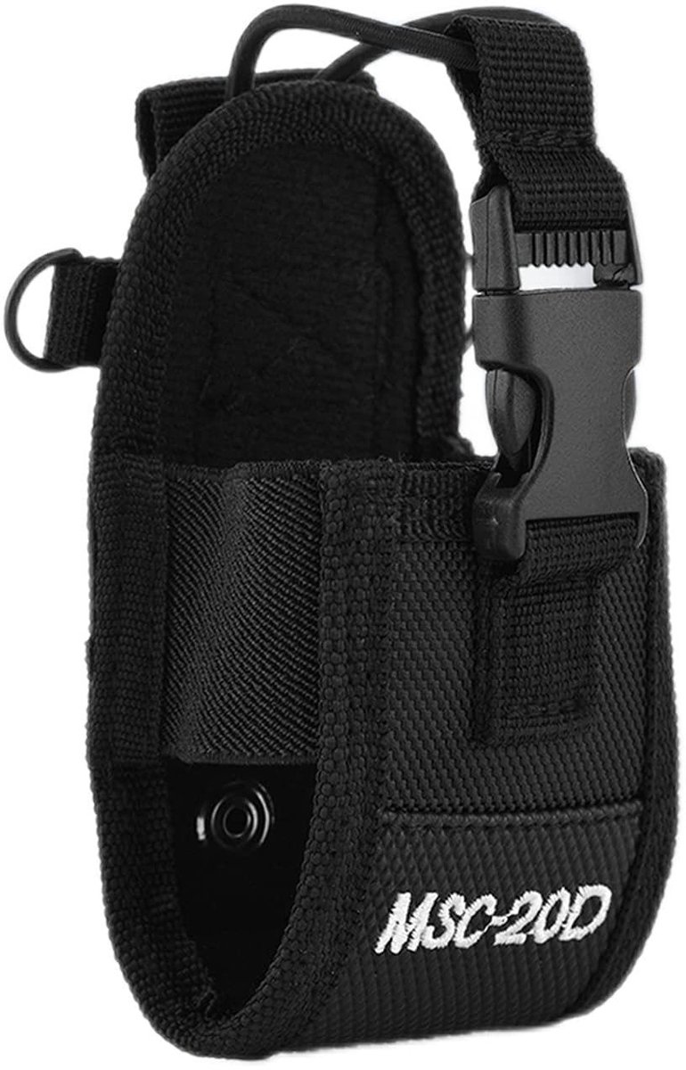 Dailygoods- Crossbodytas Draagbaar - Nylon - Hoge zichtbaarheid - Schouderband - Veiligheidsvestfunctie - Voor Walkietalkie - Schoudertas