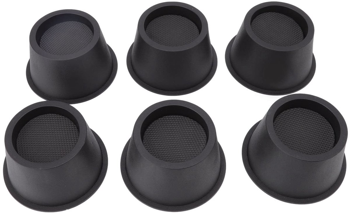 Dailygoods- Bedblok 7,1 cm - Meubelverhoger - Kunststof - Ergonomisch - Set van 6 - Verhoogde Blokken - Meubelverhogers