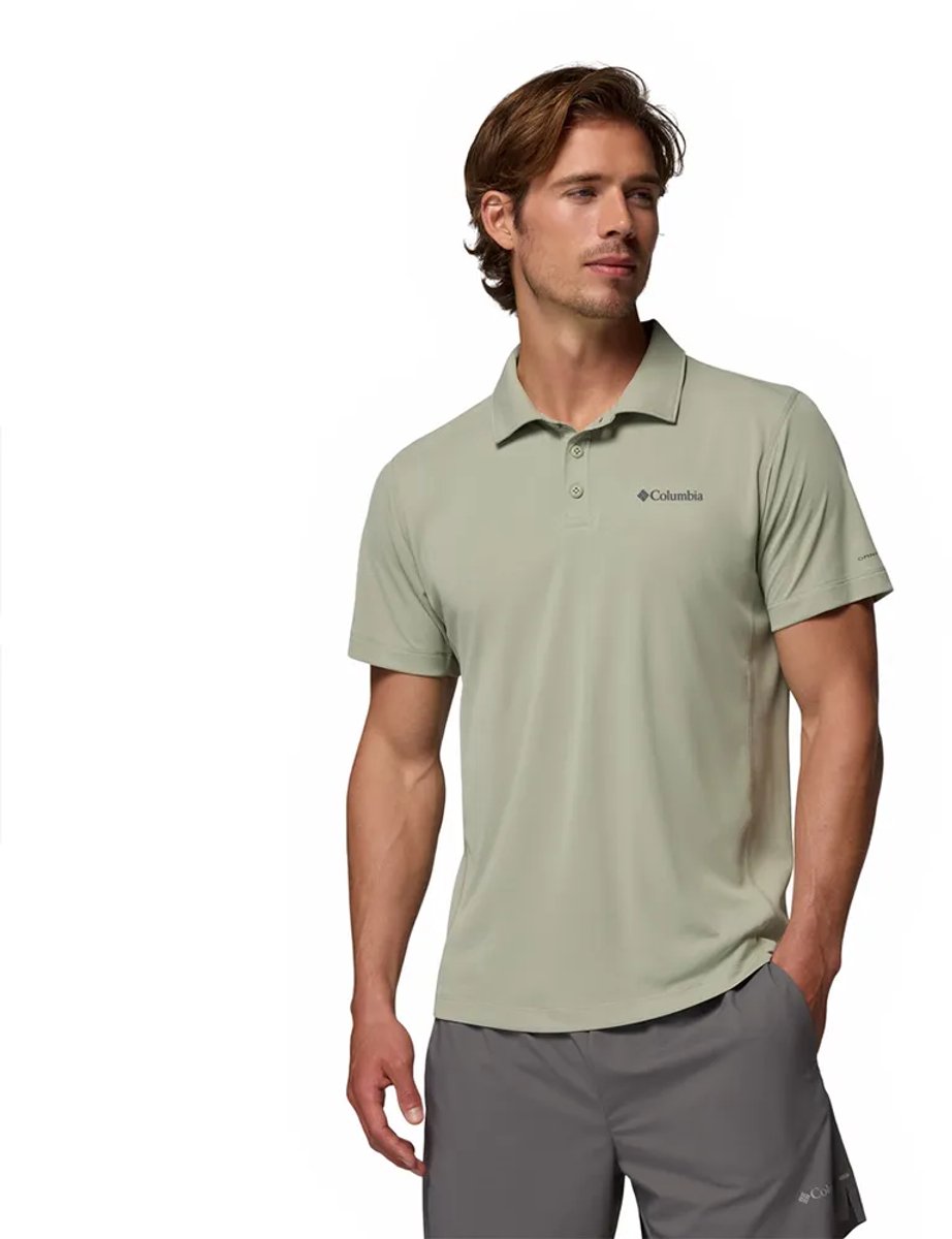 Columbia Zero Rules™ Light Korte Mouw Poloshirt Groen S Man