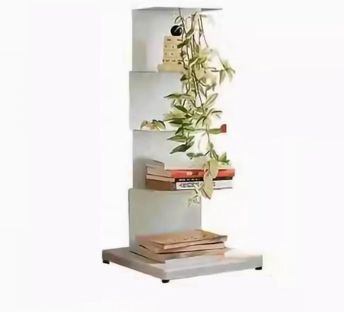 Metalen Boekenplank - Onzichtbare Boekenkast - Ruimte Opslag - Ruggegraat Ontwerp - 4-6 La