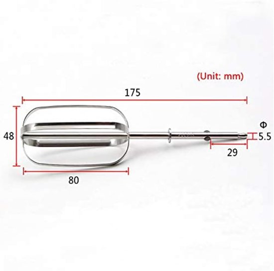 Mixer Opzetstuk - Kloppergarde Garde - Beslag Maken - Universele Pasvorm - 50 gram - Zilverkleurig — afbeelding 3