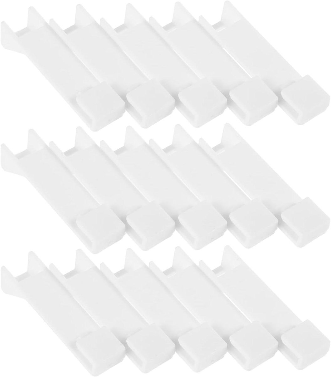 Gordijnrail Haken - Elektrische Gordijnclips - Gordijnen Ophangen - Slijtvast Plastic - 50