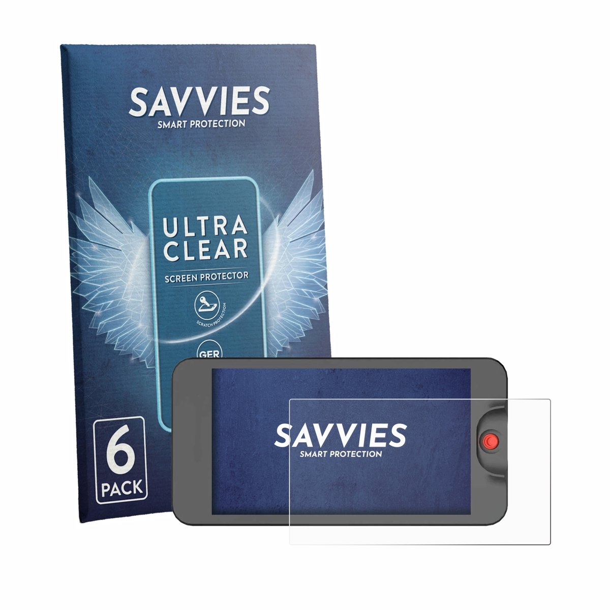 Savvies - Screenprotector voor Osee T5 Plus - Folie Beschermfolie transparant 6 Stuks