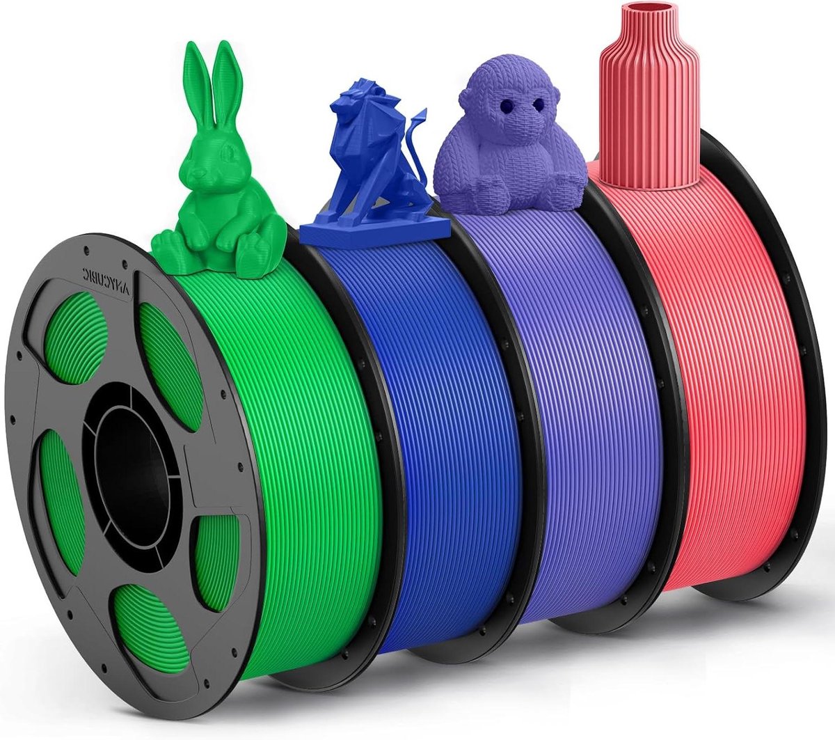 3D Printer Filament - Print Materiaal - Hobby Projecten - Water en Chemisch Bestendig - 4 kg - Multicolor