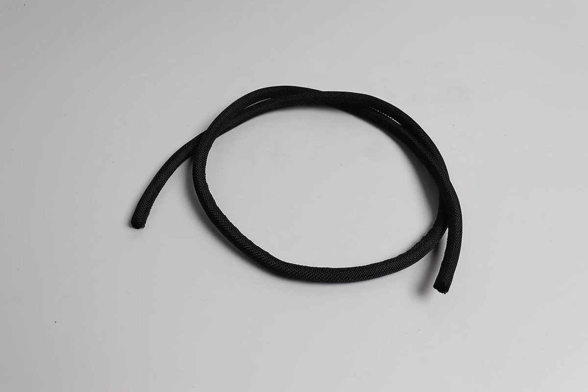 Kabel Beschermhoes - Draad Bescherming - 3D Printer Onderhoud - Textiel Mouw - 70cm - Zwart