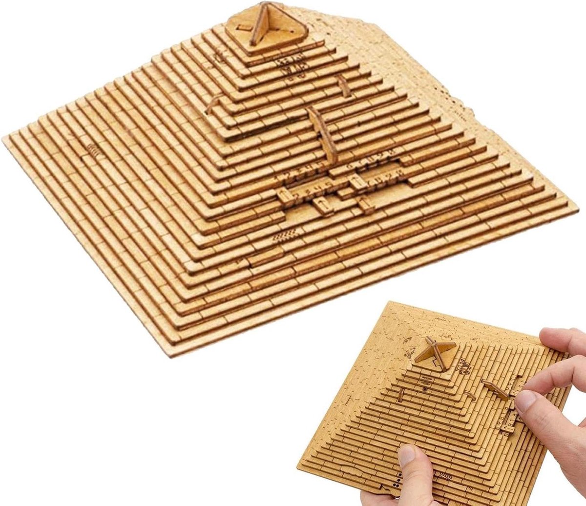 -decoderingspuzzel | 3D Houten STEM Educatief Speelgoed | Intelligentiespel Voor Kinderen | Wetenschap En Archeologie Leerspeelgoed | Leuk Cadeau Voor Jongens En Meisjes