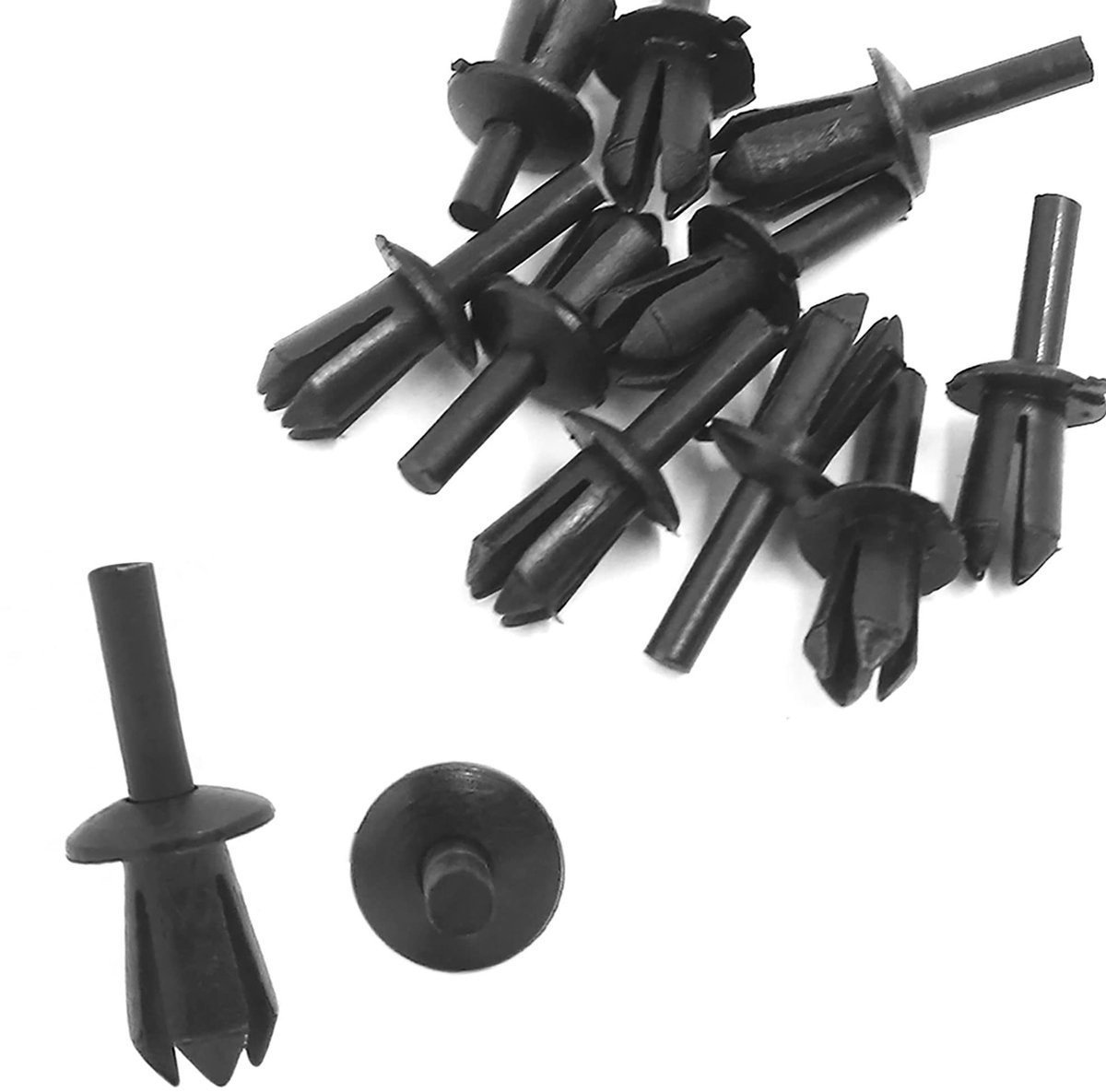 Dailygoods- Motorklinknagels 5 mm - Bevestigingsclips Auto - Kunststof - 10 Stuks - Duurzame Bevestiging - Voor Bekleding