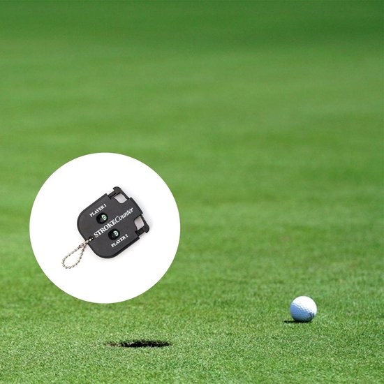 Dailygoods- Puntenteller 2 Stuks - Golf Scorebord - Handteller - Resultaat Indicator - Sleutelketting - Lichtgewicht Design - Golfscore van Dailygoods — afbeelding 5