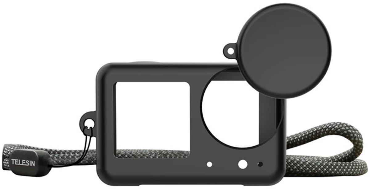 Telesin Siliconen Hoesje Voor Osmo Action 5: Perfecte Bevestiging En Camerabescherming.