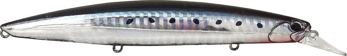 Hengel Lokaas - Zinkend kunstaas - Zeevissen - Met ratel - 13 cm - Sardine