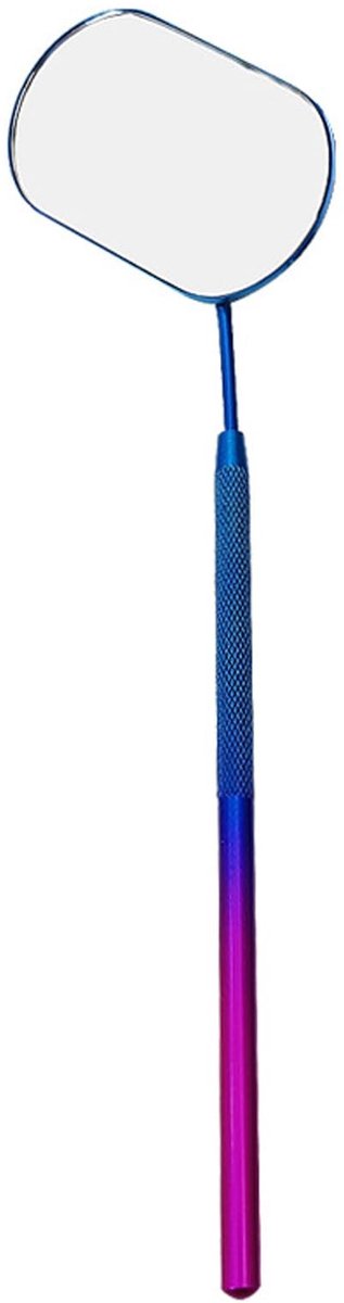 Dailygoods- Wimperspiegel roestvrij staal - Draagbare Wimperverlenging - Antislip Handgreep - 45 Graden Hoek - Hoogwaardige Materialen - Slijtvast en Duurzaam - Make-up Spiegel