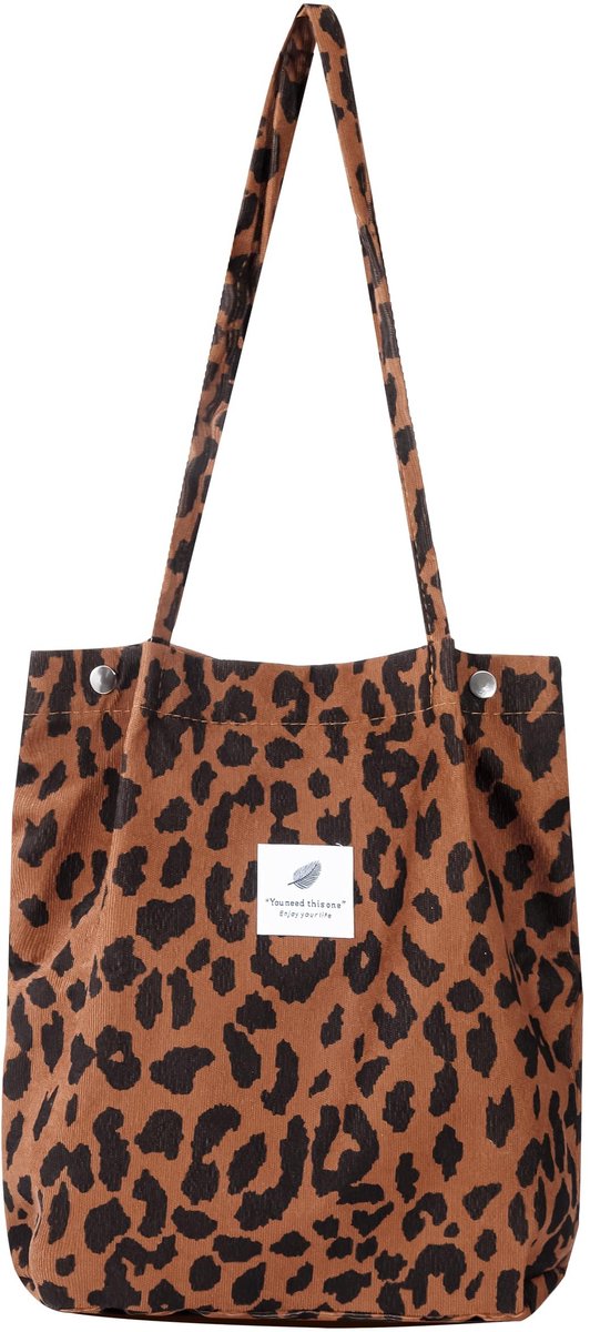 Dailygoods- Schoudertas Grote Capaciteit - Shopper/Tote Bag - Boodschappentas - Handtas Dames - Minimalistisch Design - 30x10,5x34 cm