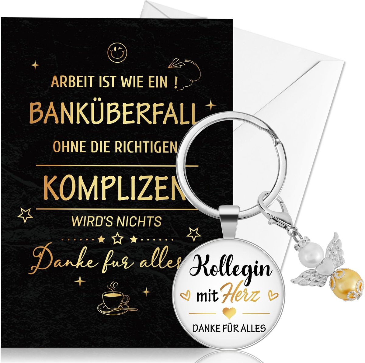 Dailygoods- Afscheidskaart - Afscheidskaart Collega - Pensioenkaart - Afscheidsgeschenk - Collegaafscheid - Persoonlijke boodschap