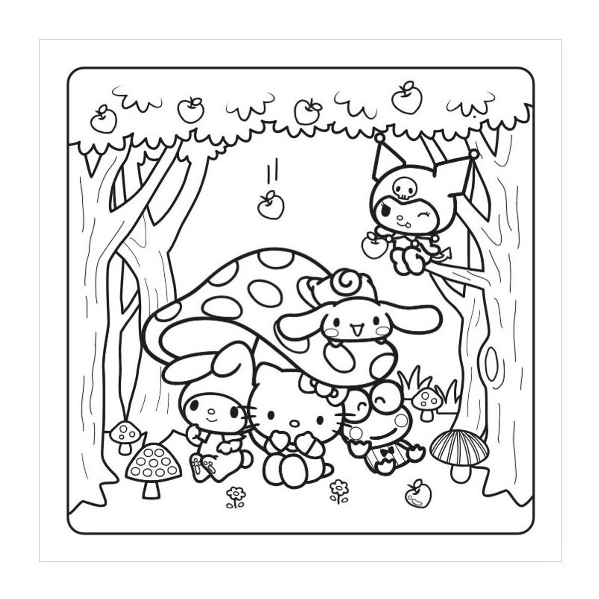 Hello Kitty and Friends Cute & Cozy Color — cadeau in Boeken - foto 2